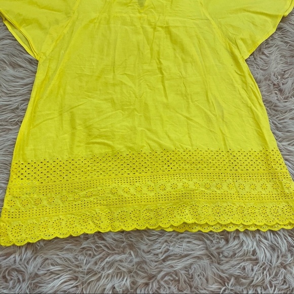 Land’ Ends Yellow Coverup Dress Girl Size XL - Picture 8 of 9